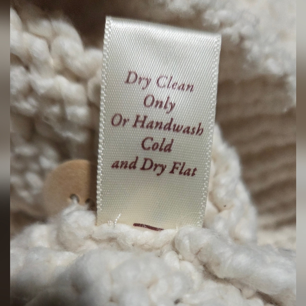 Christy Dawn The Nola Creme Cardigan Size L - Picture 9 of 9